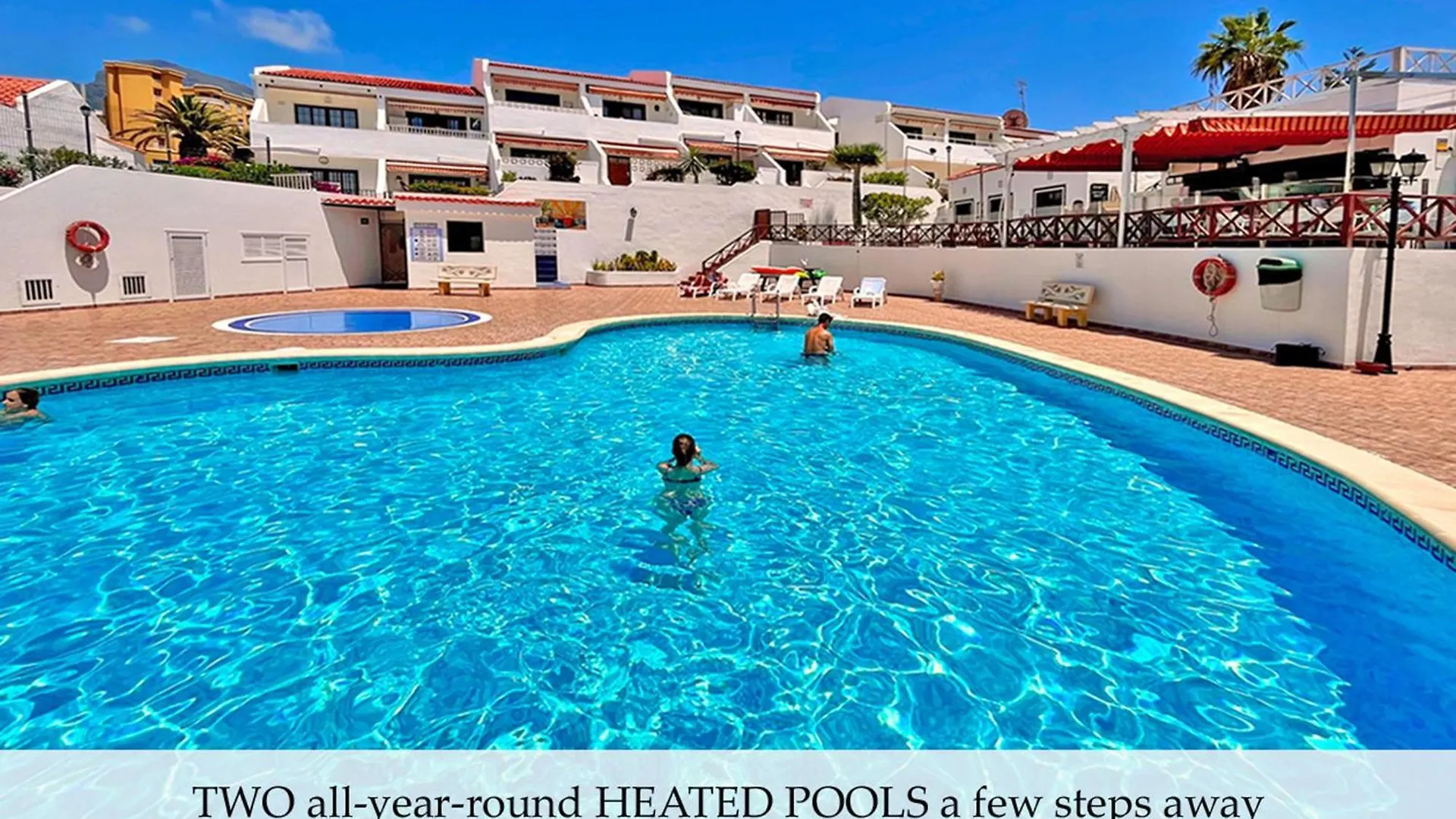 At The Beach, Sunny Bungalow & 2 Heated Pools, Large Terrace, In Costa Adeje Διαμέρισμα